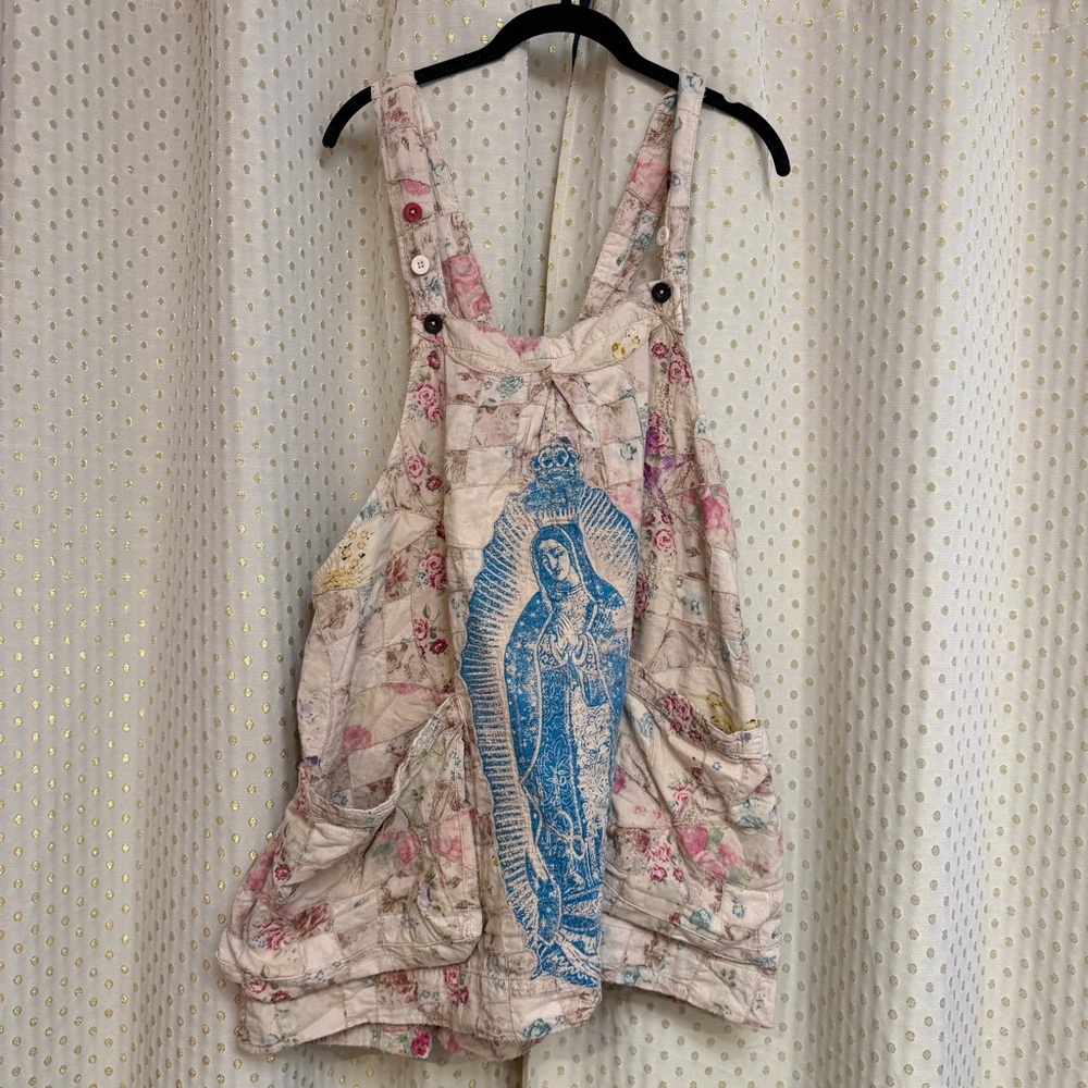 Magnolia Pearl Floral Eli Faye Apron 016 Moonlight